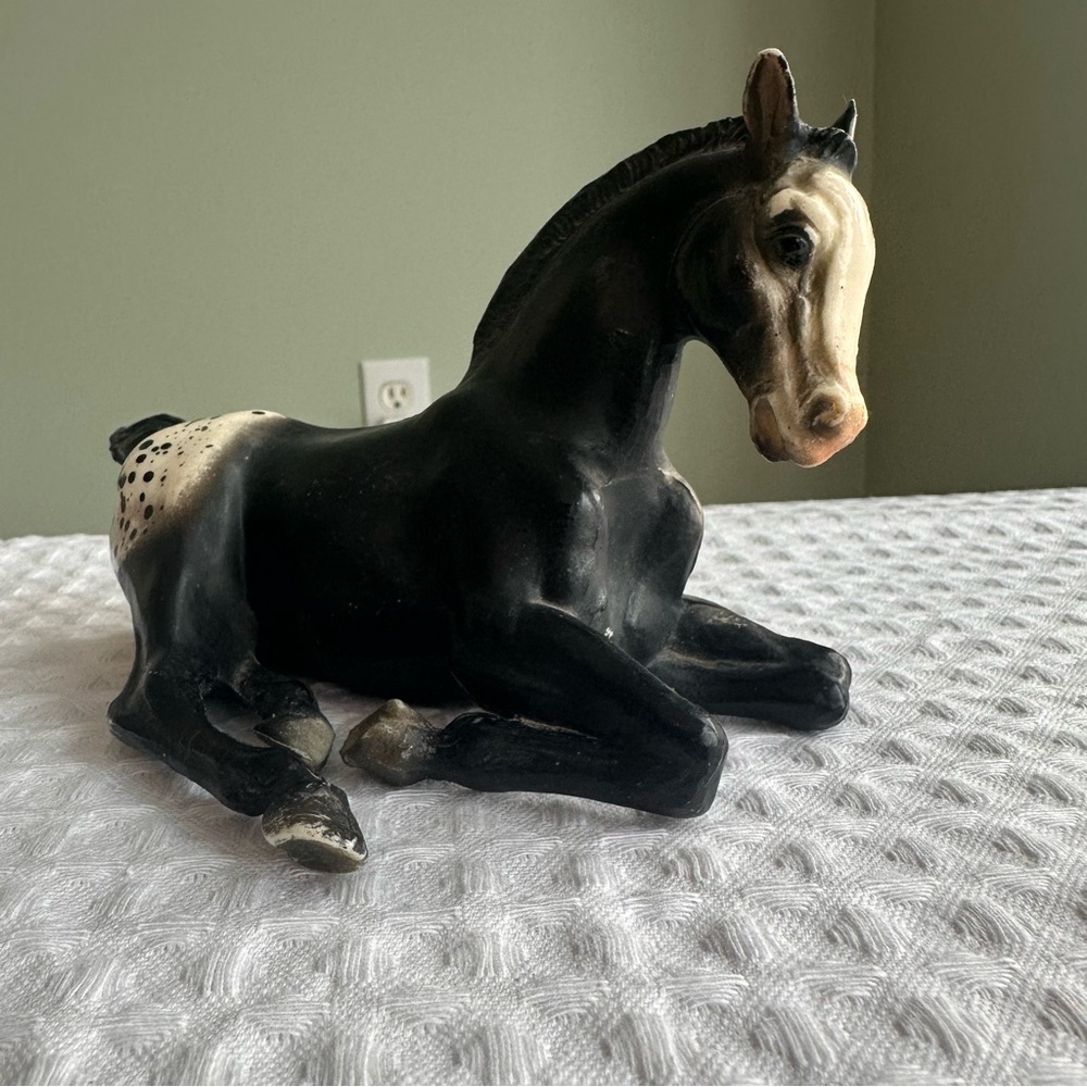 Vintage Breyer Traditional #165 Lying Down Foal Appaloosa
